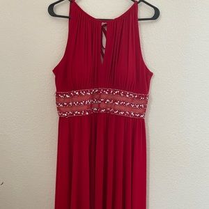 Red Knee High Dress